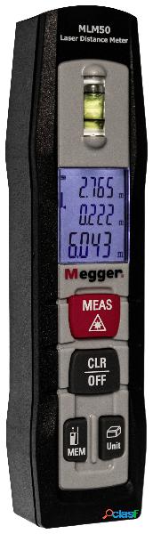 Megger MLM50 Telemetro laser Intervallo di misura (Max.) 50