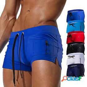 Mens Swim Shorts Swim Trunks Elastane Board Shorts Bottoms