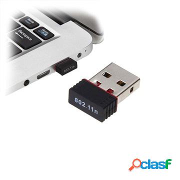 Mini Dongle USB Wireless Portatile KR08EE - 150 Mb/s - Nero