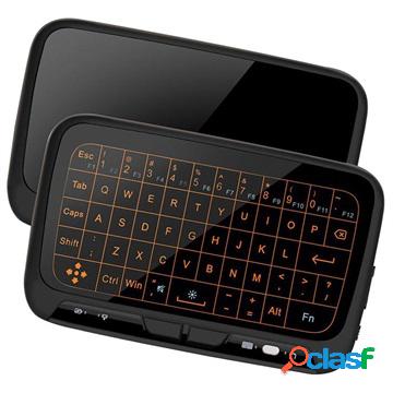 Mini tastiera wireless e touchpad H18+ - 2,4 GHz - Nero