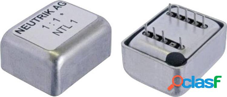 Neutrik NTL1 Impedenza: 600 Ω Contenuto: 1 pz.