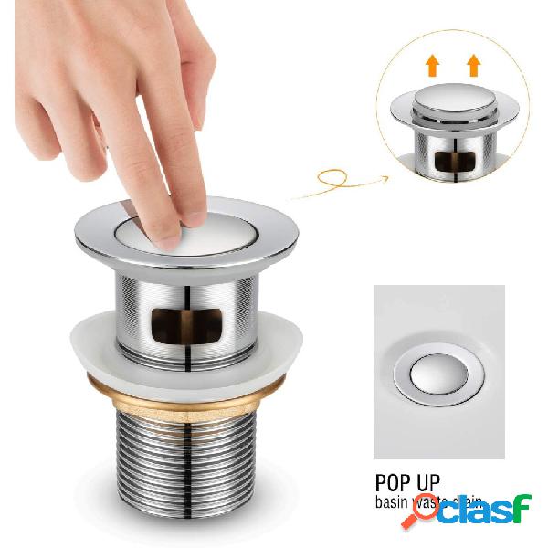 PILETTA UNIVERSALE MISCELATORE LAVABO BIDE CLICK CLACK TAPPO