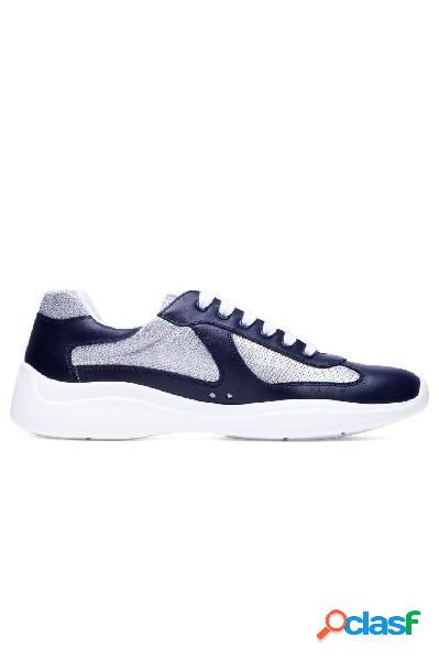 PRADA SNEAKERS UOMO 4E34006GWF0W4C POLIAMMIDE BLU