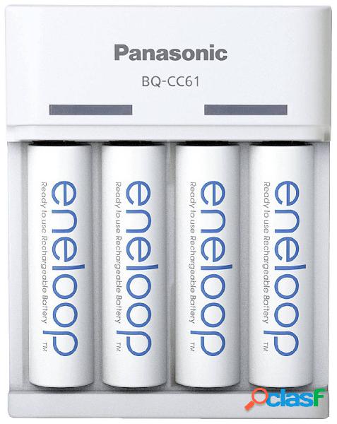Panasonic BQ-CC61 + eneloop AA Caricabatterie universale