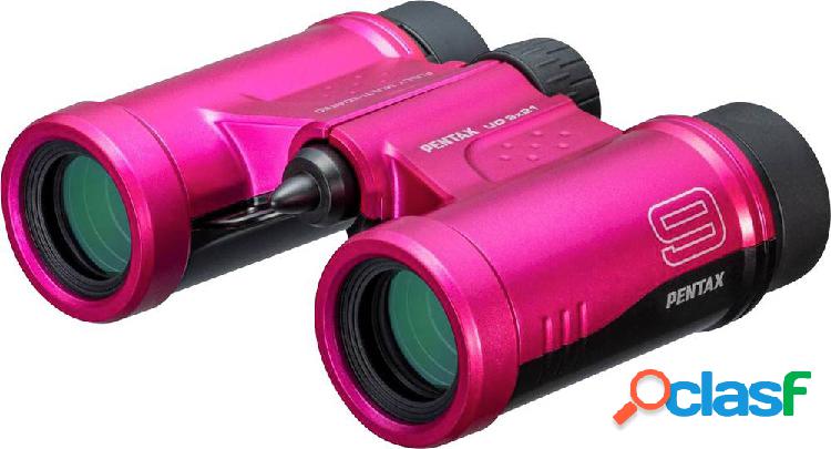 Pentax Binocolo 9 x 21 mm Prisma retto Rosa 61815