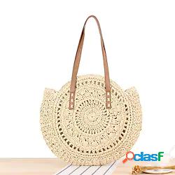 Per donna Borsa di paglia Borse Totalizzatore Borsa di