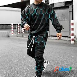 Per uomo Tuta Da Ginnastica Set di felpe Pop art Fantasia