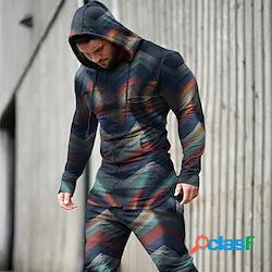 Per uomo Tuta Da Ginnastica Set di felpe Pop art Fantasia