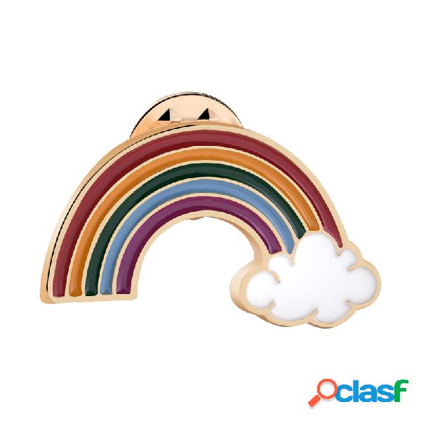 Pins con stampa arcobaleno Acciaio legato Spillette