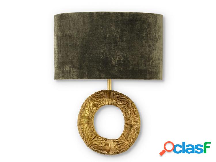 Porta Romana Asante Antique Gold TWL113 Lampada da Parete