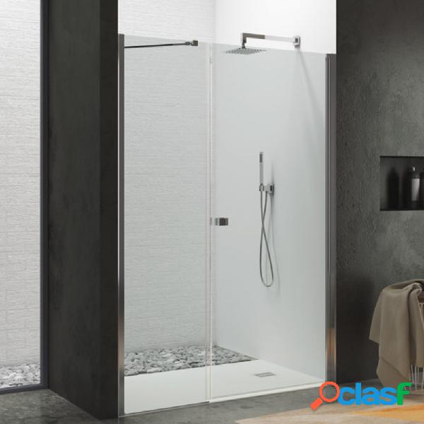 Porta doccia in linea cm 170 Ermes con pannello fisso cm 70+