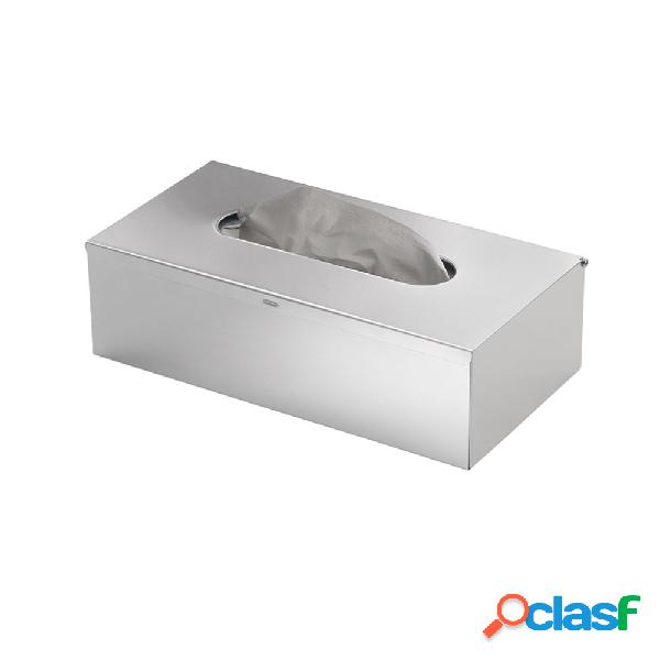 Porta fazzoletti in acciaio inox by Gedy - Spazzolato
