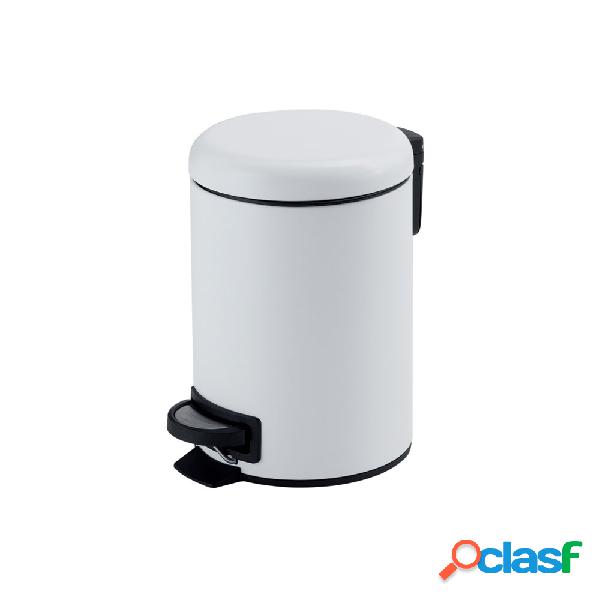 Portarifiuti 5 lt. Gedy Potty accaio inox bianco matto