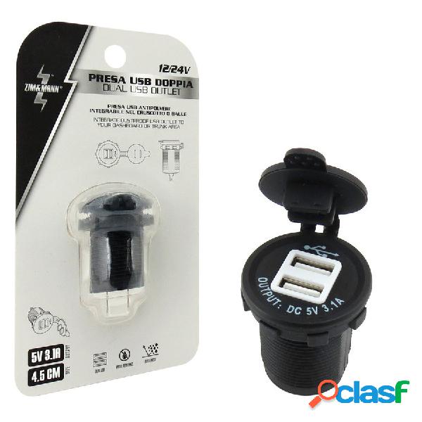 Presa di corrente USB doppio - ZIM&MANN
