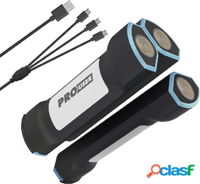 ProUser Power bank 7500 mAh Ricarica rapida Li-Ion Nero
