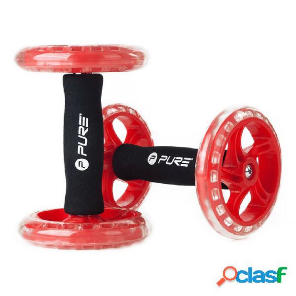 Pure2Improve Manubri per Allenamento del Core 2 pz Rossi