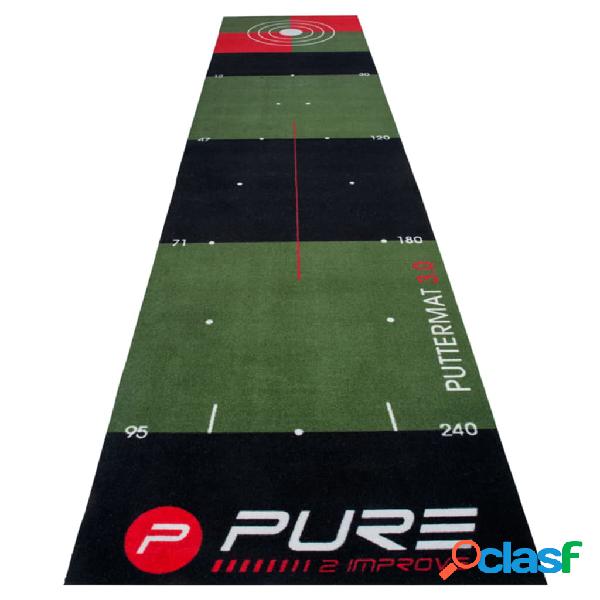 Pure2Improve Tappetino da Golf per Putt 300x65 cm P2I140010