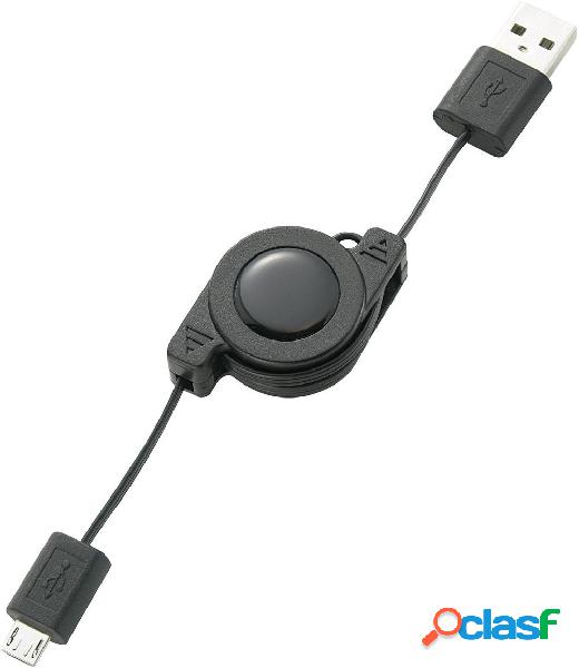 Renkforce Cavo USB USB 2.0 Spina USB-A, Spina USB-Micro-B,
