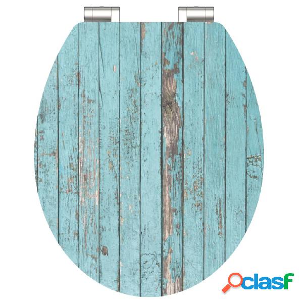 SCHÜTTE Tavoletta WC Lucida con Chiusura Rallentata BLUE
