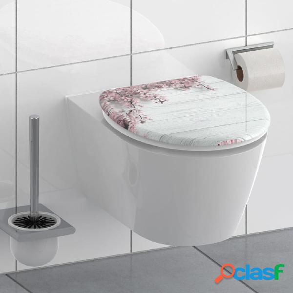 SCHÜTTE Tavoletta WC con Chiusura Rallentata FLOWERS & WOOD