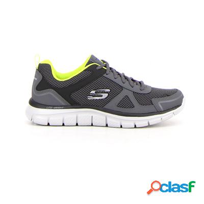 SKECHERS Track Bucolo sneaker - grigio/lime