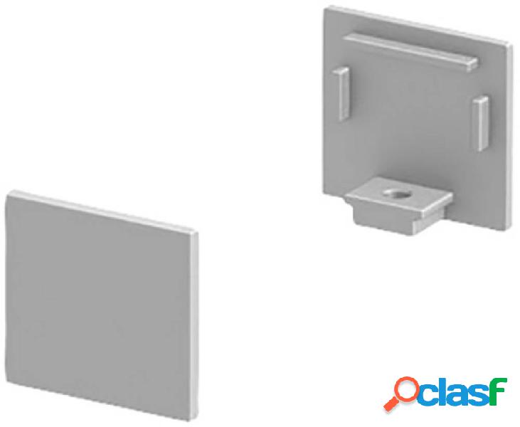 SLV 1000478 GRAZIA 10 Tappo terminale Alluminio (L x L x A)