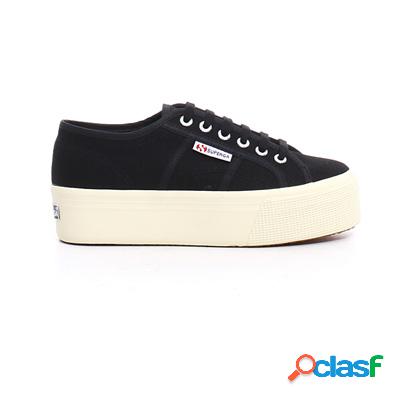 SUPERGA Sneaker con platform - nero