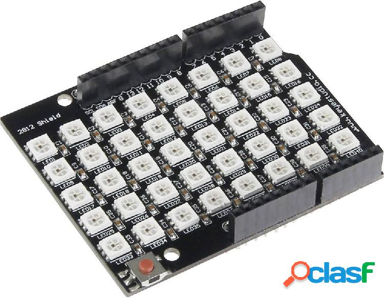 Scheda di espansione per pcDuino Shield RGB incl. 40 LED