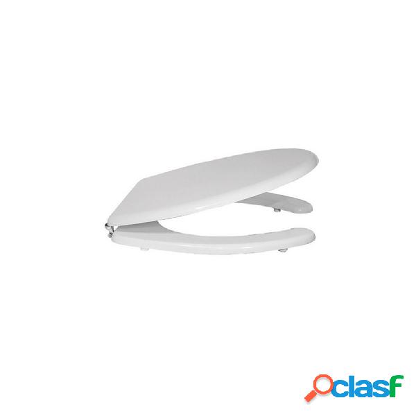 Sedile legno bianco per disabili larghezza 38 cm con