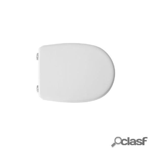 Sedile wc Carrara & Matta in farina di legno bianco per casa