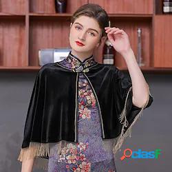 Senza maniche Donne / Elegante Velluto Occasioni speciali /