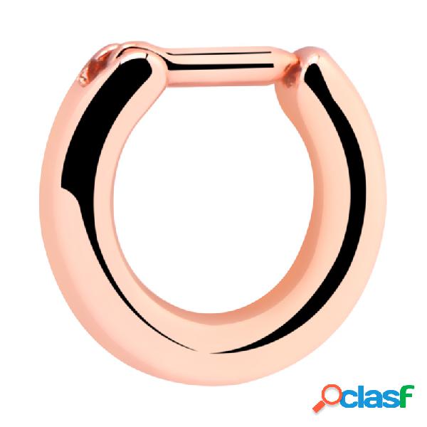 Septum clicker (surgical steel, rose gold, shiny finish)