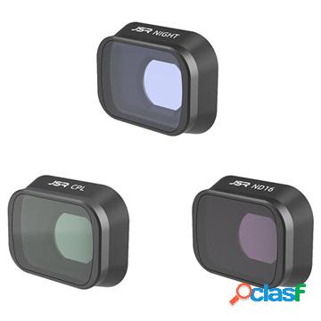 Set di filtri Junestar 3-in-1 DJI Mini 3 Pro - CPL, ND16,