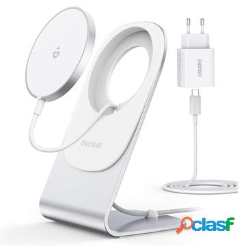 Set di ricarica wireless magnetica Choetech con supporto -