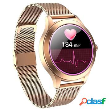 Smart Watch Donna Impermeabile con Frequenza Cardiaca KW10