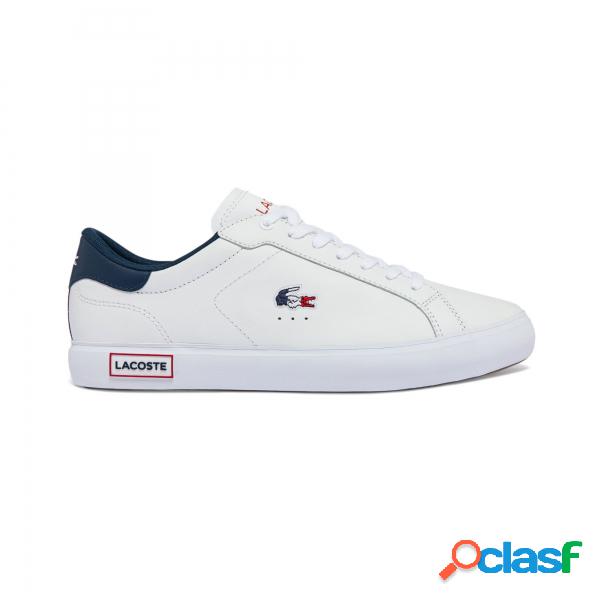 Sneakers Lacoste Powercourt in pelle tricolore Lacoste -