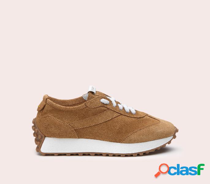 Sneakers in suede Marrone 37_D