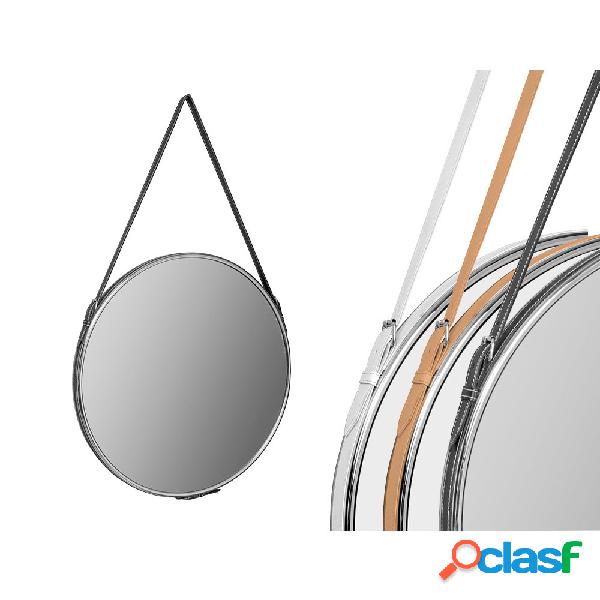 Specchio da bagno 'Belt Mirror' in Alluminio cromato by Cipi