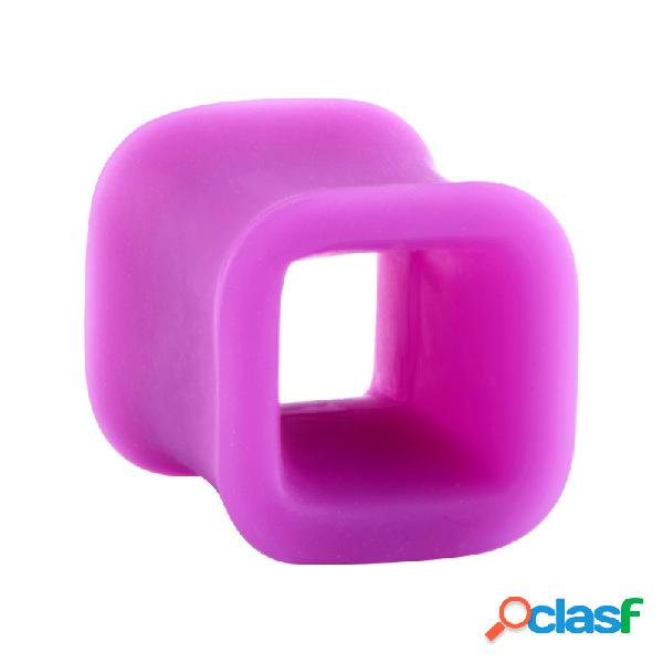 Squared Plug (silicone, various colours) Silicone Tunnel &