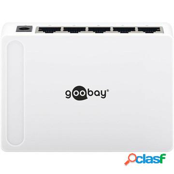 Switch Gigabit Ethernet a 5 porte Goobay - 10/100/1000 Mbps