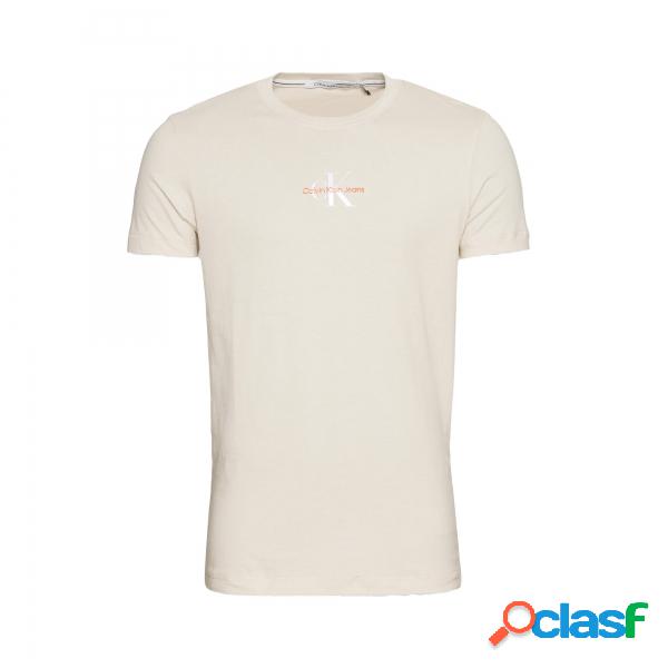 T-shirt con monogramma di Calvin Klein Calvin Klein -