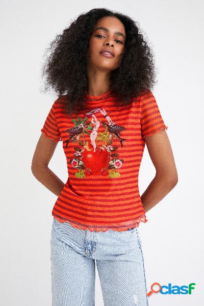 T-shirt slim a righe