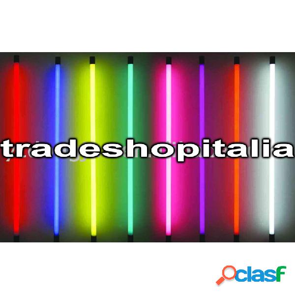 TUBO NEON LED COLORATO T8 60/120/150 CM 9W/18W22W VERDE