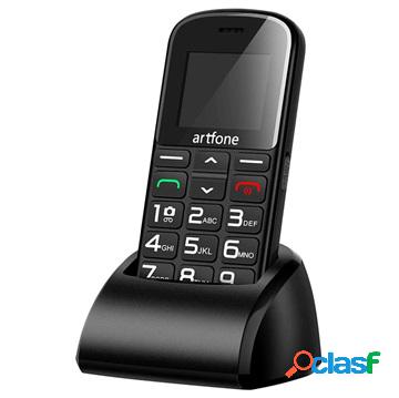 Telefono Senior Artfone CS182 - Doppia SIM, SOS - Nero