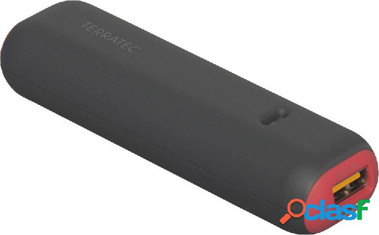 Terratec P1 Power bank 2600 mAh Li-Ion Nero-rosso