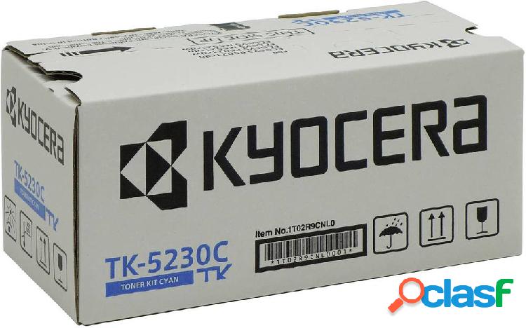 Toner Kyocera TK-5230C Originale 1T02R9CNL0 Ciano 2200