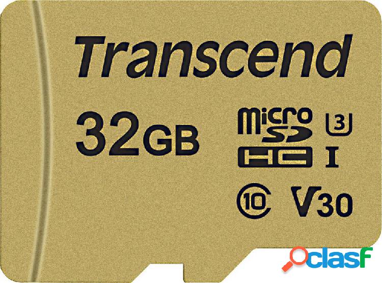Transcend Premium 500S Scheda microSDHC 32 GB Class 10,