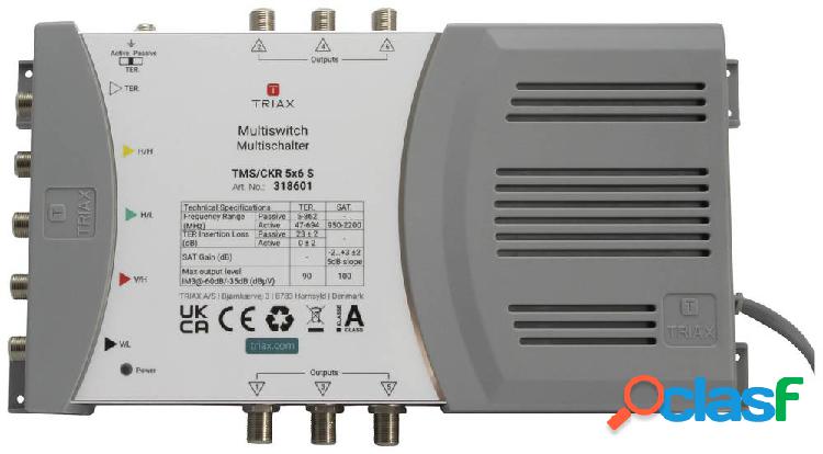 Triax TMS/CKR 5x6 S SAT multiswitch Ingressi (Multiswitch):