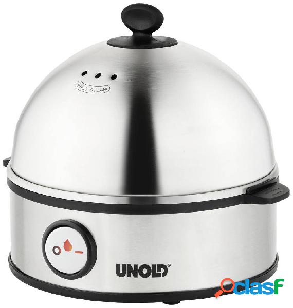 Unold Edel Cuociuova Spia luminosa, Senza BPA acciaio inox,