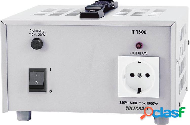 VOLTCRAFT IT-1500 Trasformatore isolamento tensione fissa